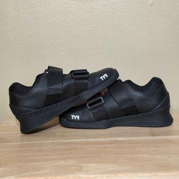 TYR L-1 Lifter Weightlifting Shoes Black White Women's Size 6.5 Men's 5 - Picture 4 of 7